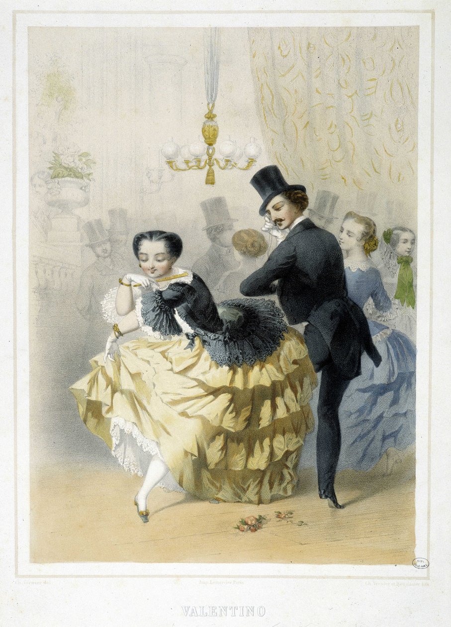 Bold: Valentino, omkring 1860 af Unknown artist