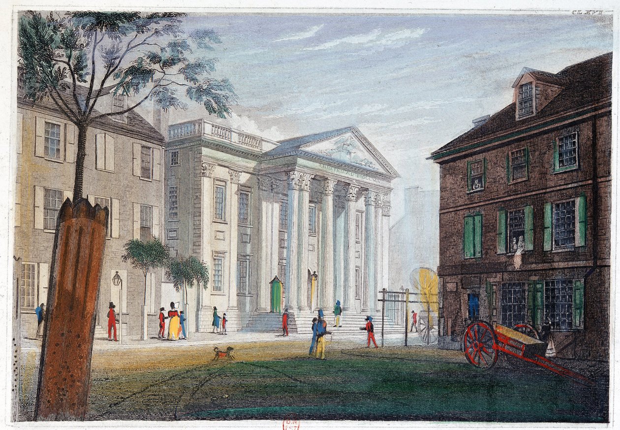 Bankvirksomhed i Philadelphia af Unknown artist