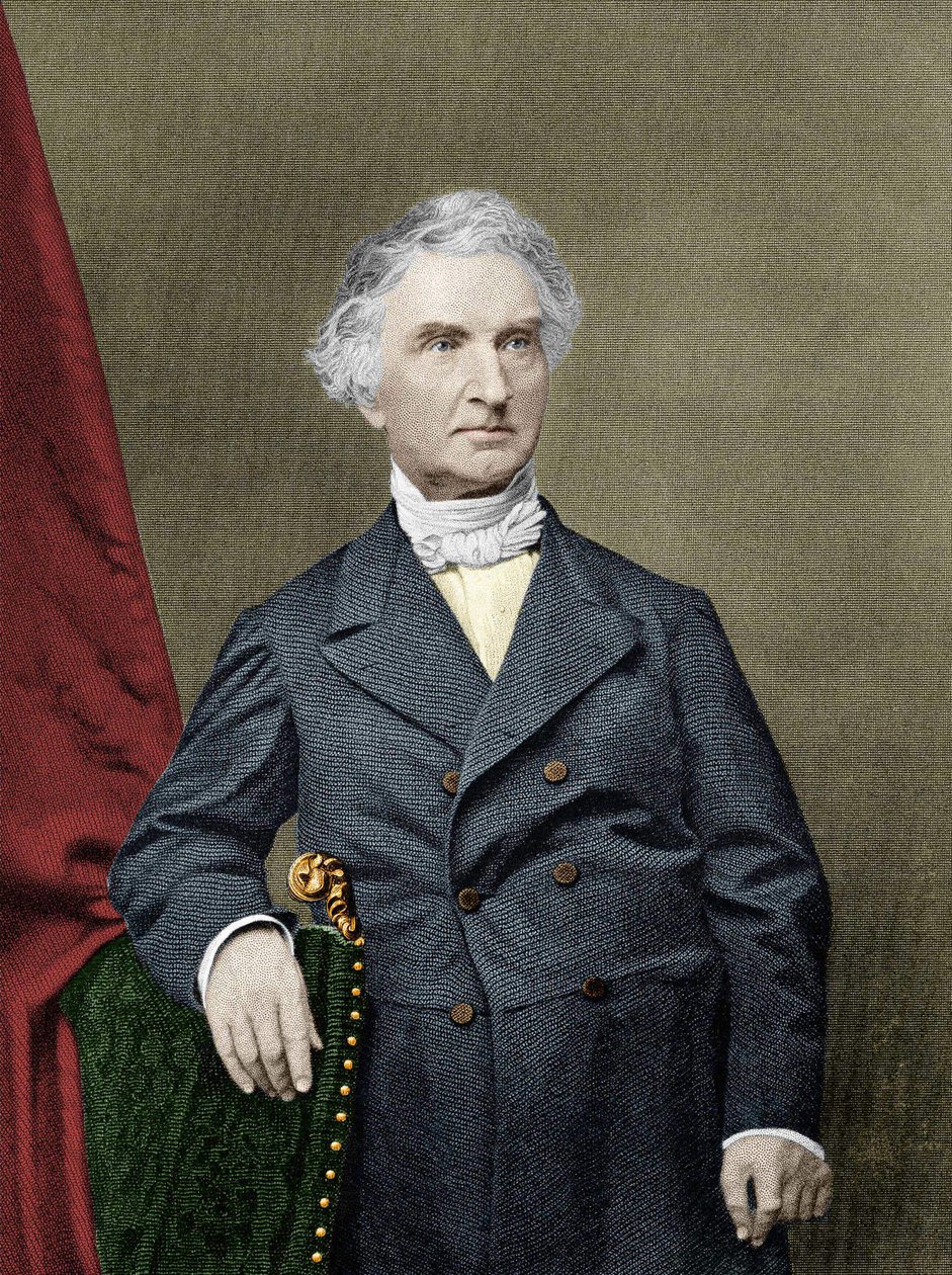 Baron Justus von Liebig, tysk kemiker (1803-1873). af Unknown artist