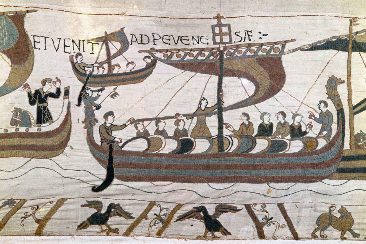 Bayeux Tapestry eller Queen Matilda broderi af Unknown artist