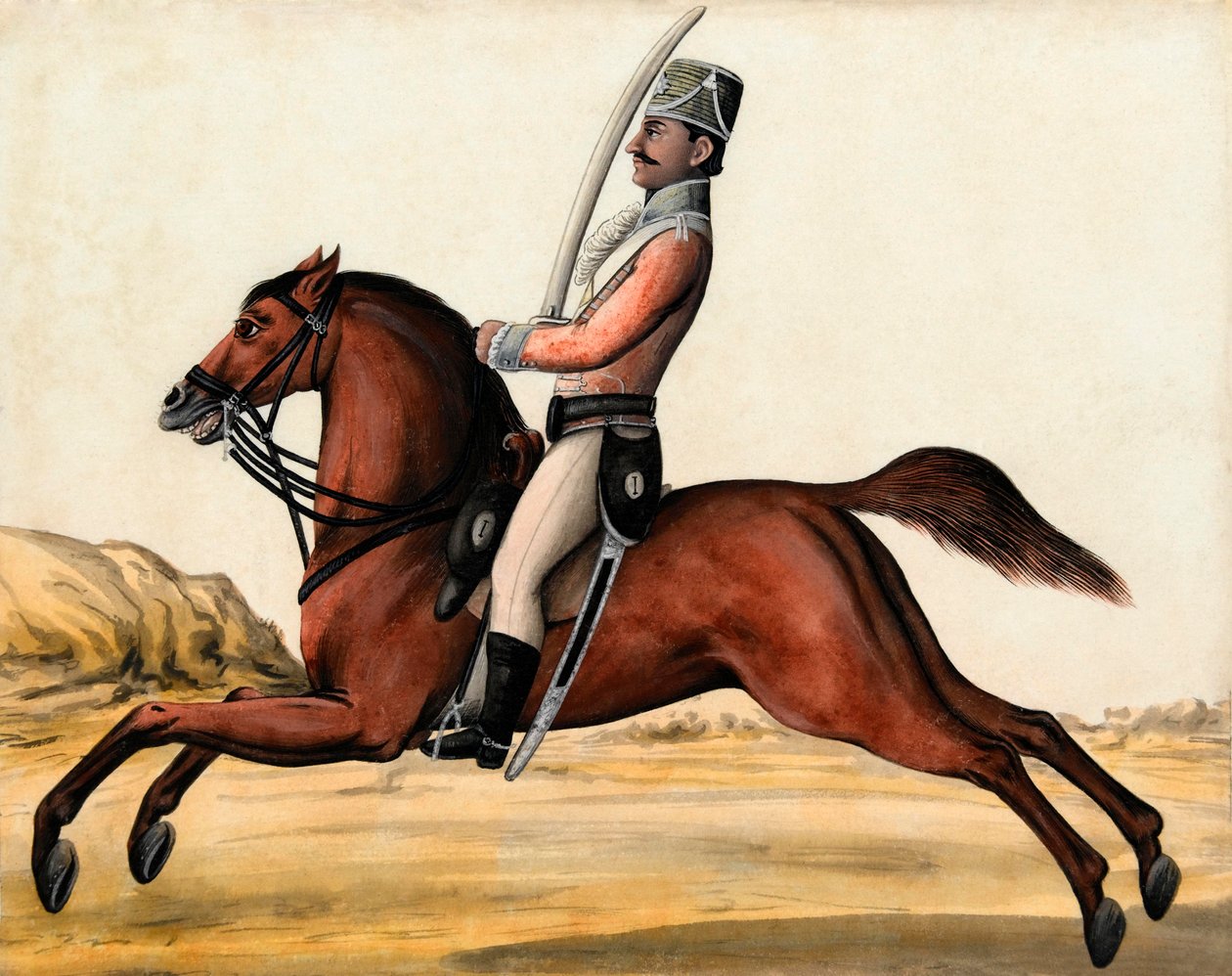 Bengals indfødte kavaleri, 1788 ca af Unknown