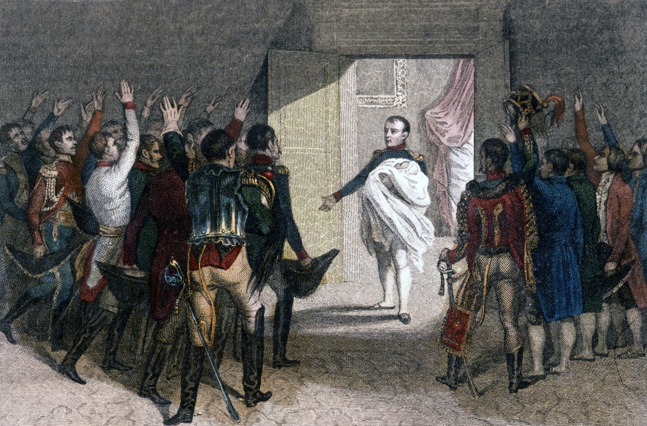 Fødsel af kongen af Rom (Napoleon II), søn af kejser Napoleon I (1769-1821) af Unknown artist