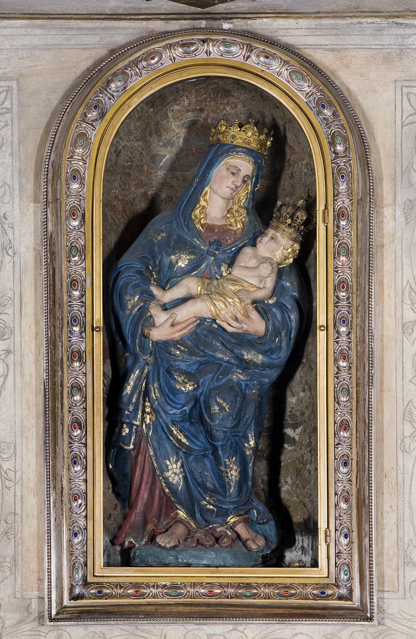 Hellige Jomfru af Mirakler, ca. 1350 af Unknown artist