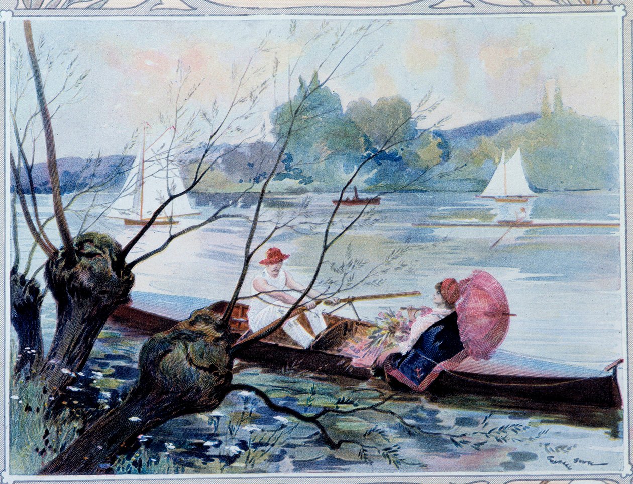 Bådvandring af Unknown Artist