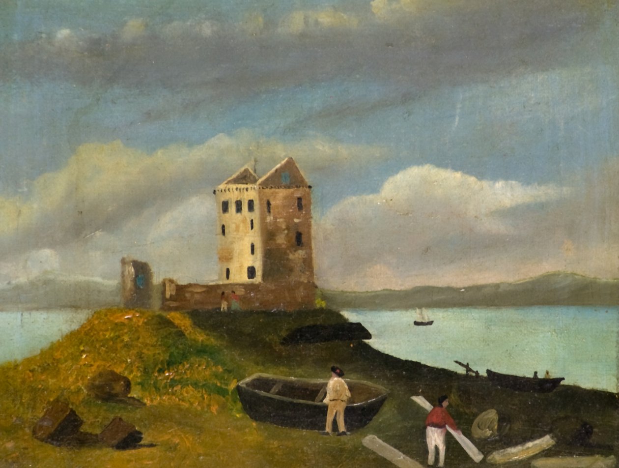 Broughty Castle af Unknown artist