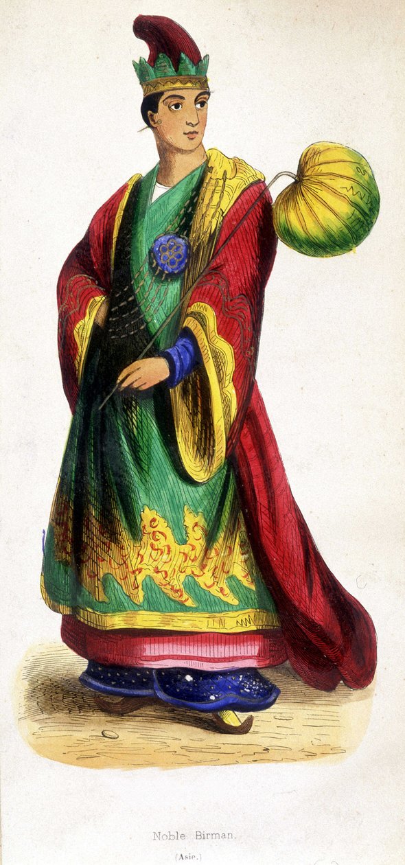 burmesisk adelig af Unknown artist