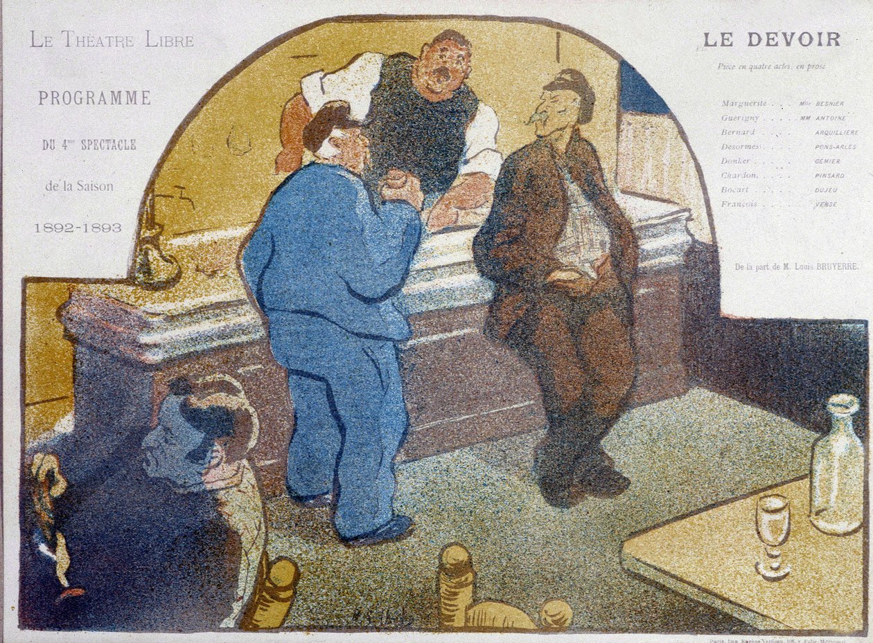 Café de Paris: zink - tegning, slutningen af 1800-tallet, Carnavalet. af Unknown artist