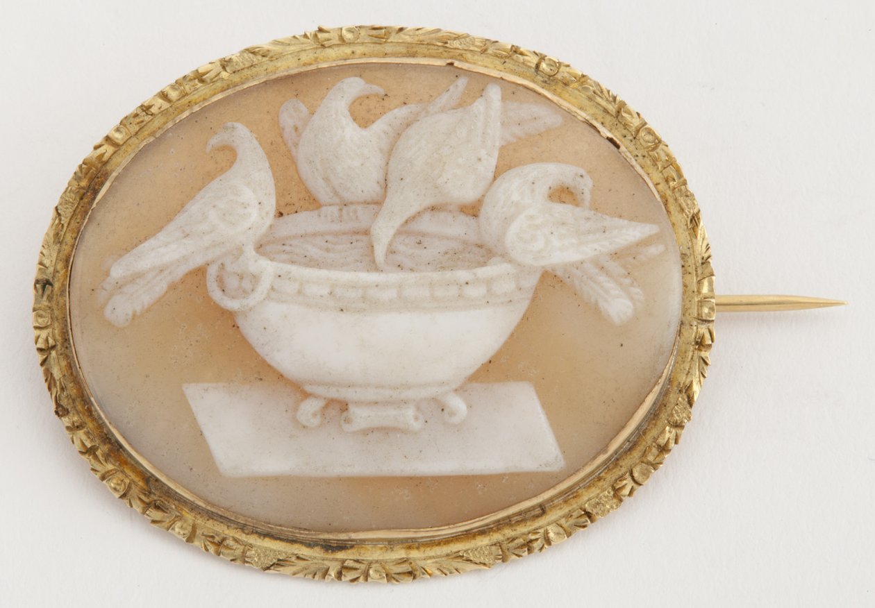 Cameo broche af Unknown artist