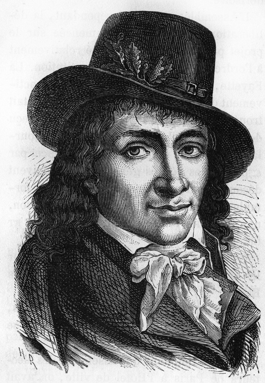 Camille Desmoulins (1760-1794), fransk publicist og politiker. af Unknown artist