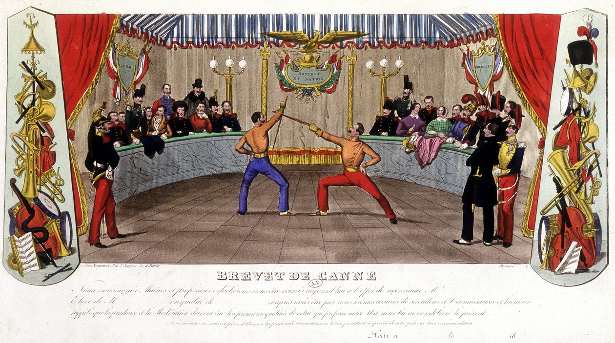 Cane patent af Unknown artist