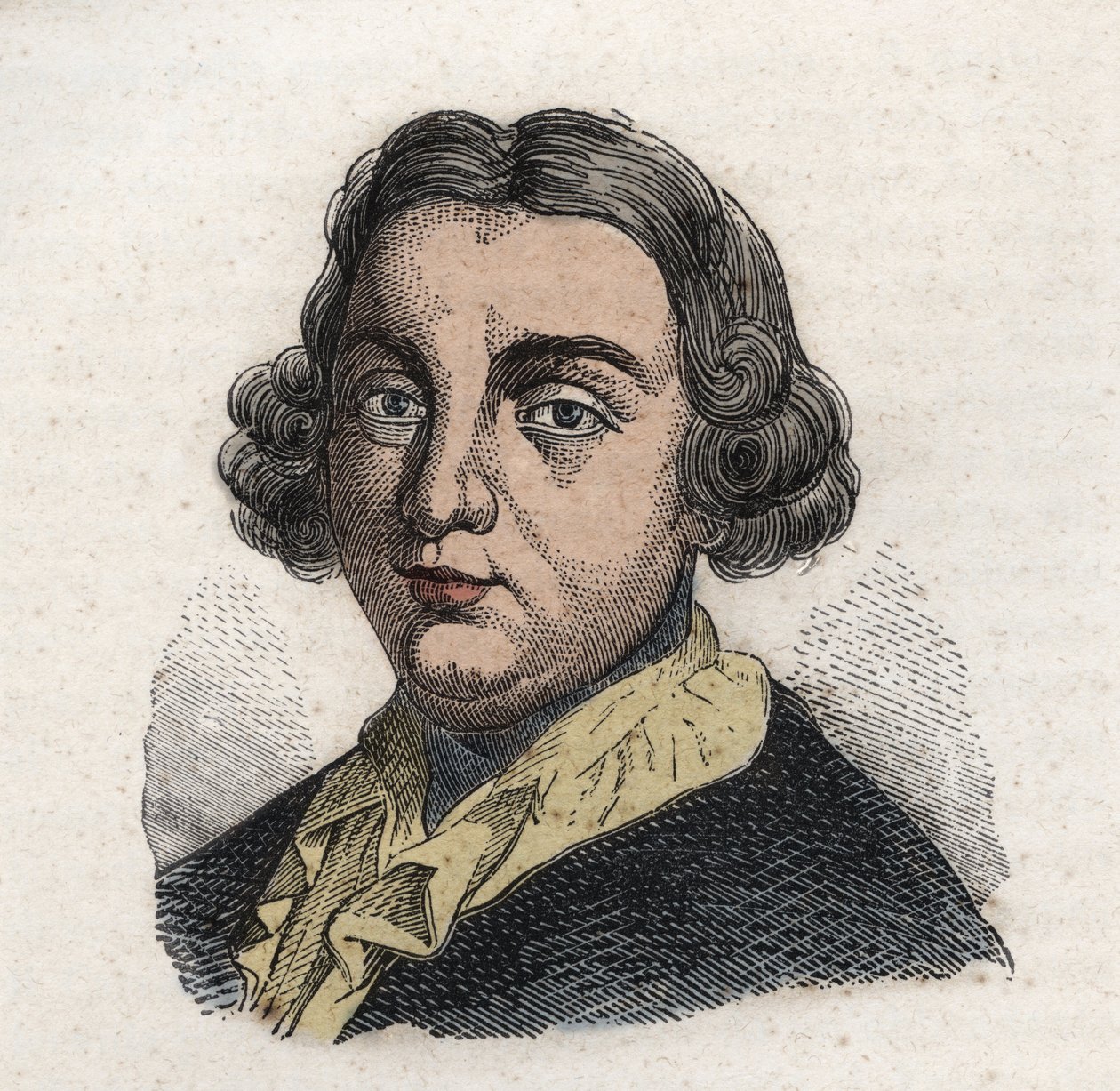 Carlo Goldoni (1707-1793), italiensk dramatiker af Unknown artist