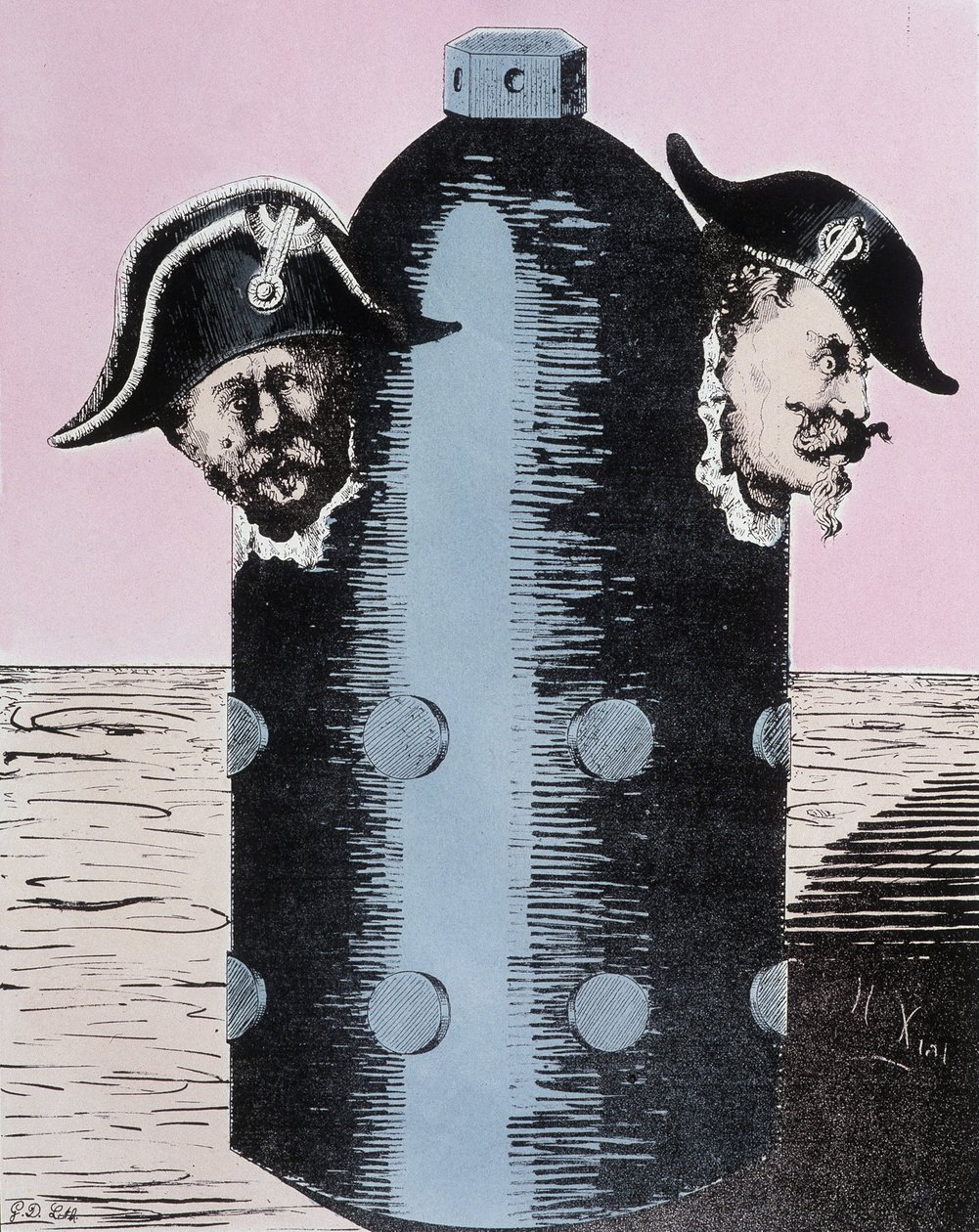 Tegneserie om Pariserkommunen: "Parisernes påskeæg" år 1871. af Unknown artist
