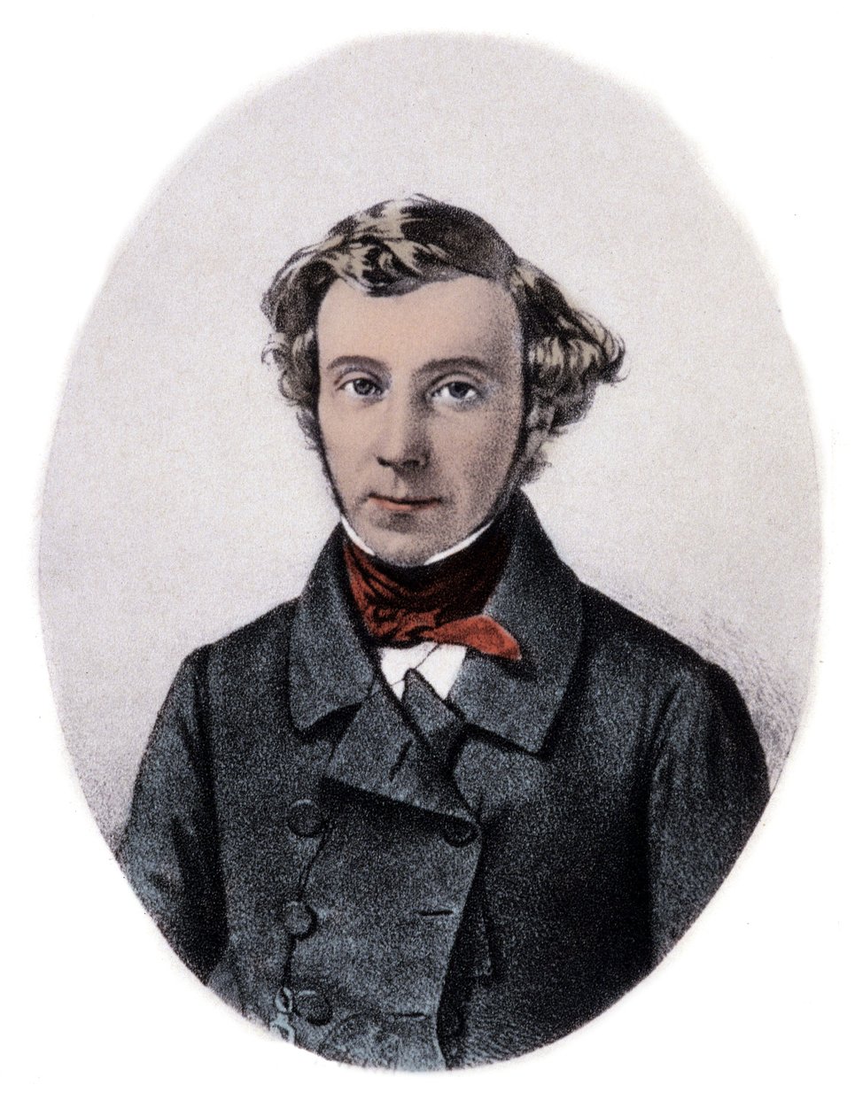 Charles-Alexis-Henri Clerel de Tocqueville (1805-59) - Portræt af Alexis de Tocqueville (Alexis Charles Henri Cleral de Tocqueville) (1805 - 1859), fransk historiker og politiker. af Unknown artist