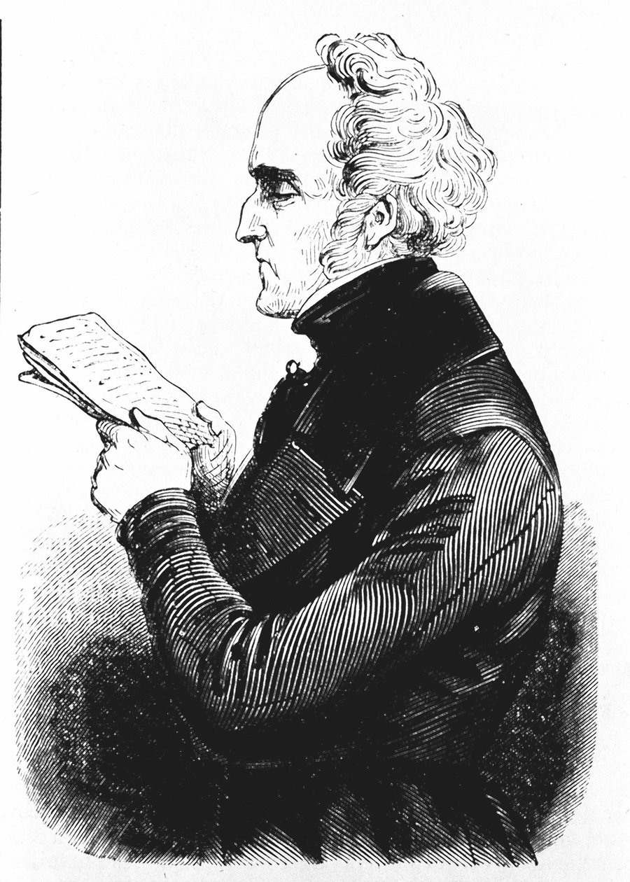 Charles Fourier (1772-1837), fransk filosof og økonom. af Unknown artist