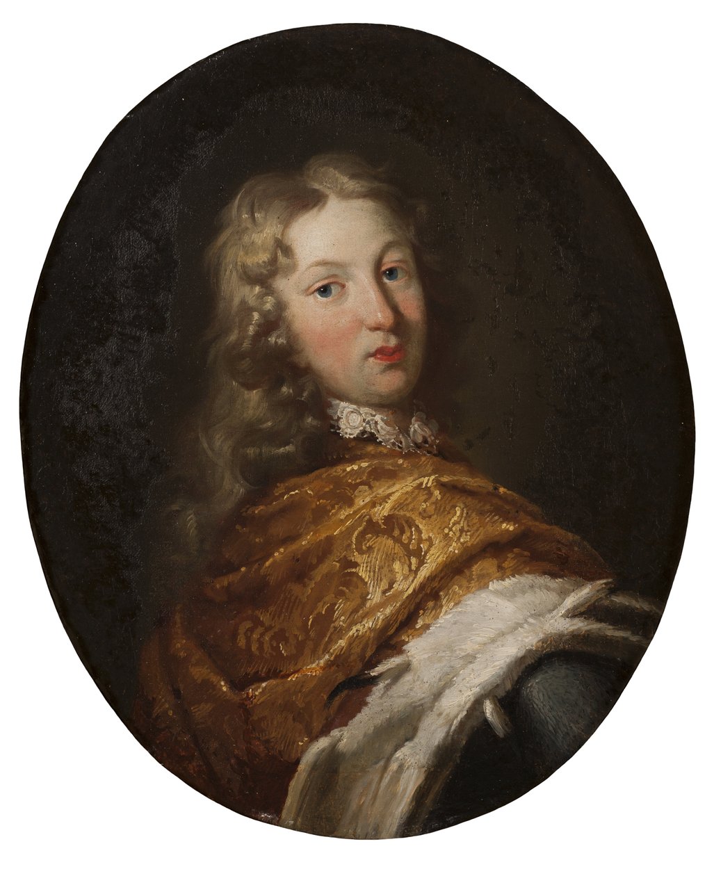 Charles III Guillaume de Bade Durlach - Portræt af markgreve Charles III William af Baden-Durlach (1679-1738), Anonym . Olie på lærred af Unknown artist