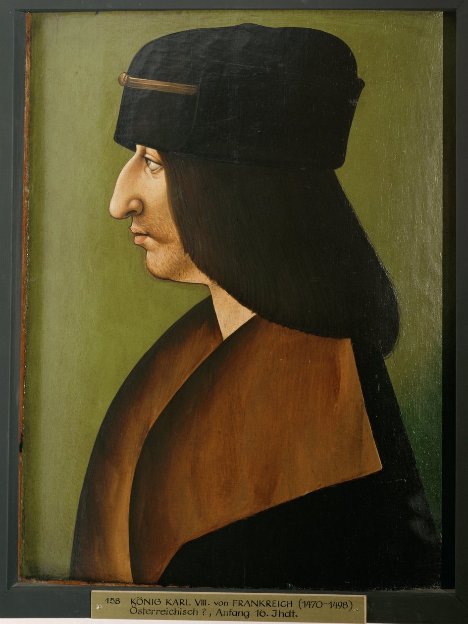 Karl VIII af Frankrig (maleri på træ) af Unknown Artist
