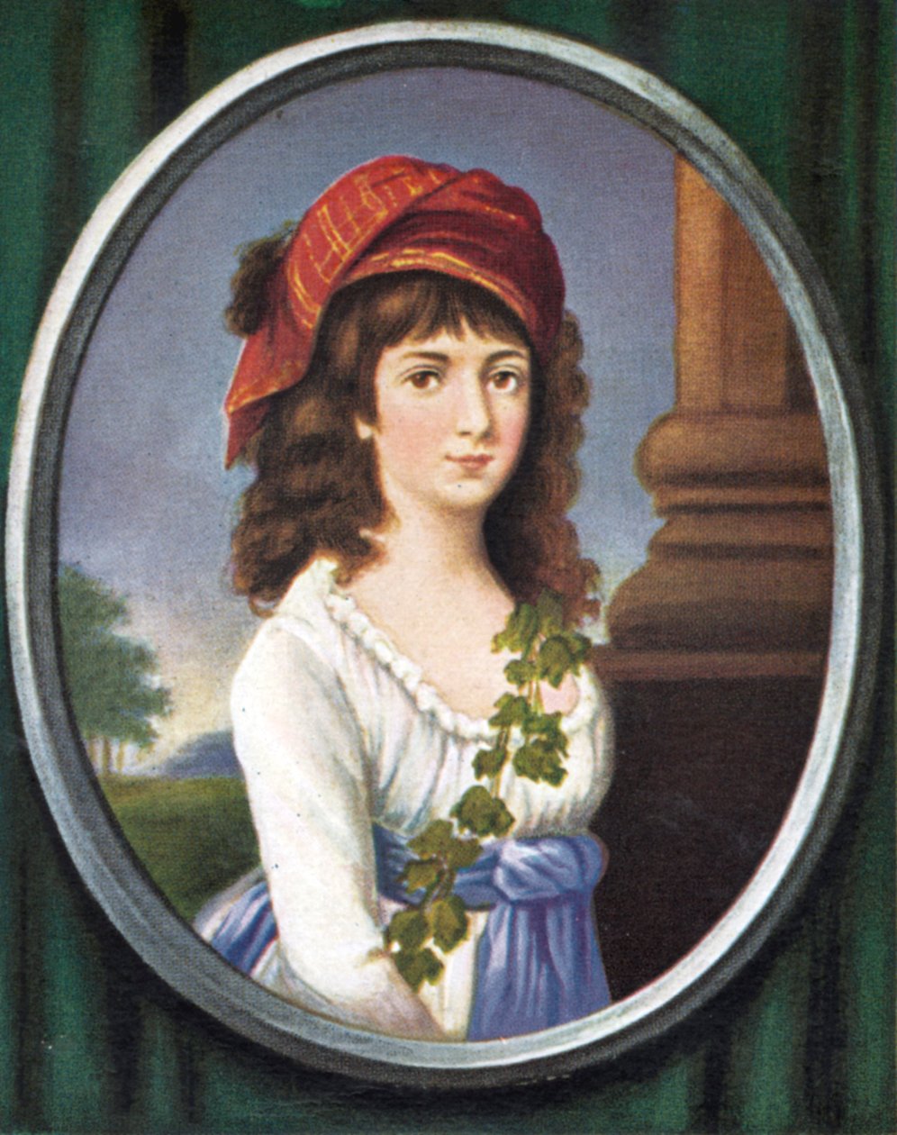 Charlotte Corday Portræt af Unknown artist