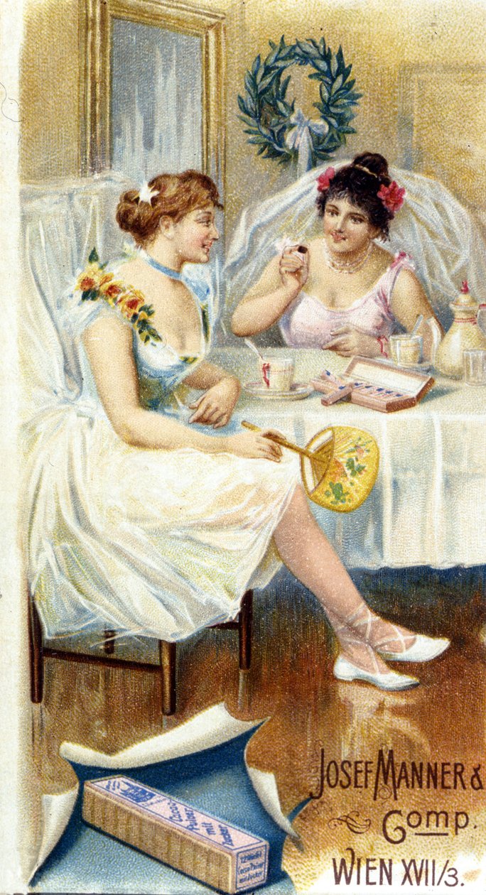 Chokoladeannonce "" Josef Manner & Gomp, Wien"". af Unknown artist