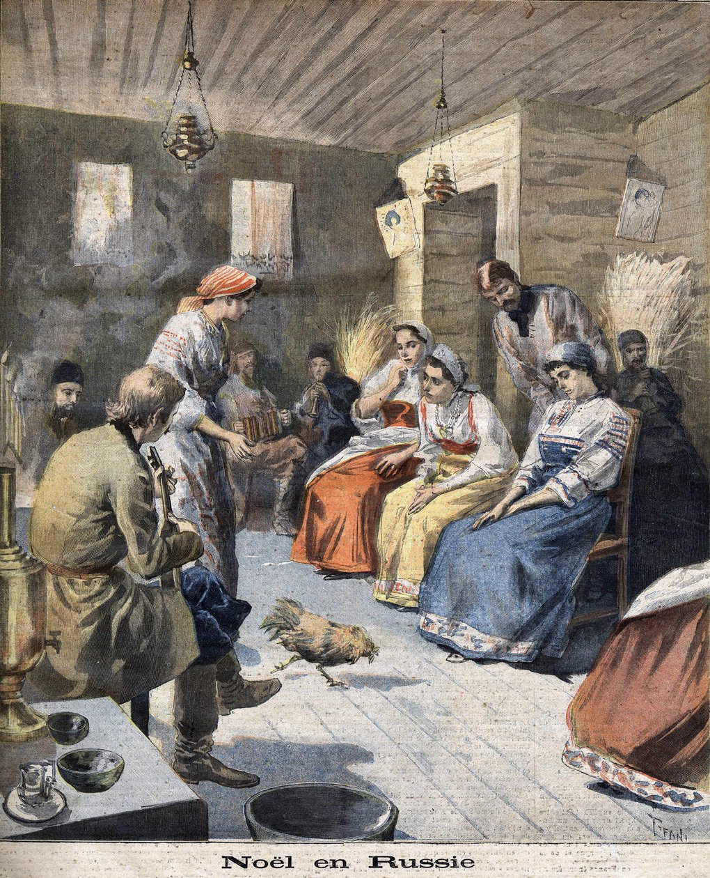 Jul i Rusland i 1894 af Unknown artist