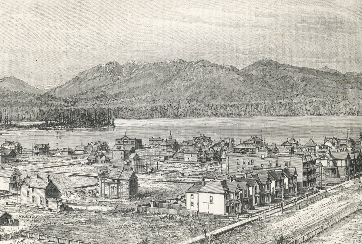 City of Vancouver, gravering, Canada af Unknown artist