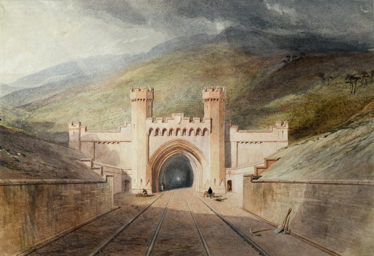 Clayton Tunnel Railway Portal af Unknown artist
