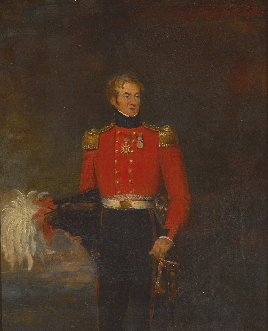 Oberst Sir Richard Llewellyn, 28th Regiment of Foot, 1835 ca. af Unknown