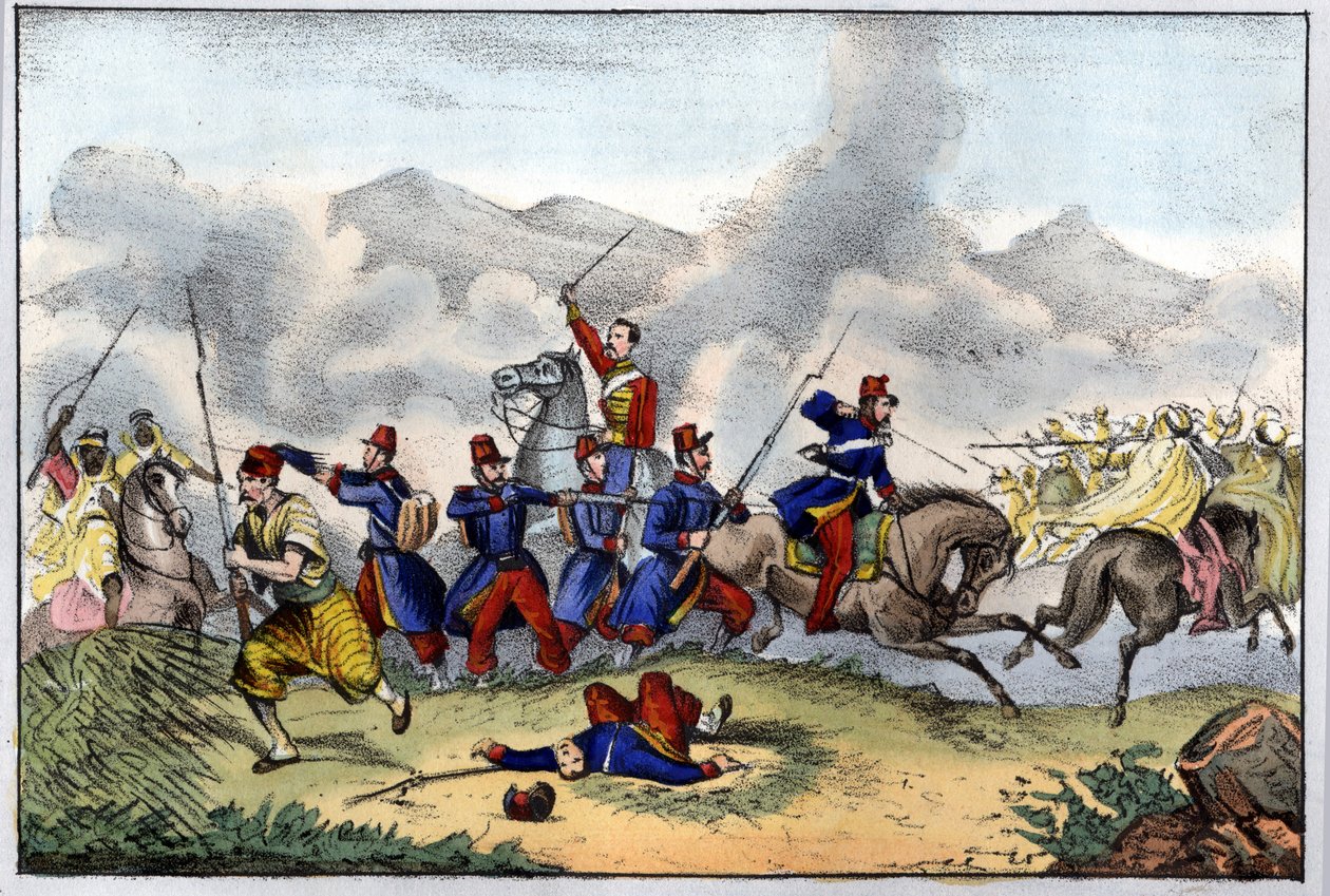 Erobring af Algeriet. Taget af Constantine, 13. oktober af Unknown artist