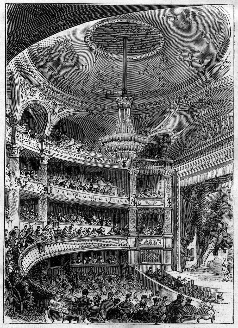 Konstantinsk teater i Algeriet bygget af arkitekten Paul Jean Gion (1838-1904) mellem 1877 og 1883 - teatret af Unknown artist