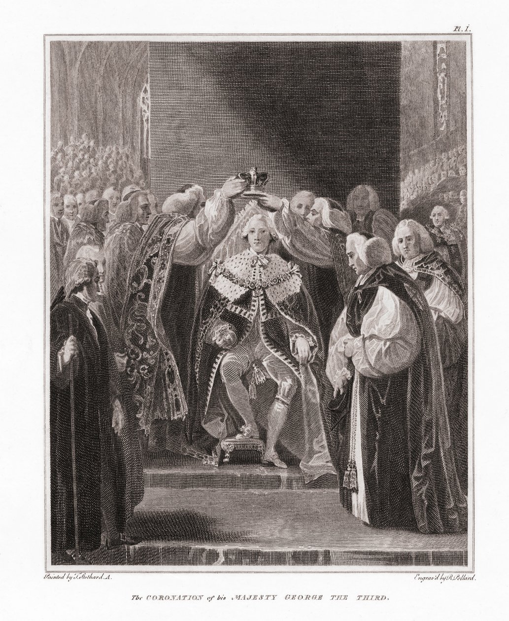 Kroningen af Kong George III af Storbritannien af Unknown artist