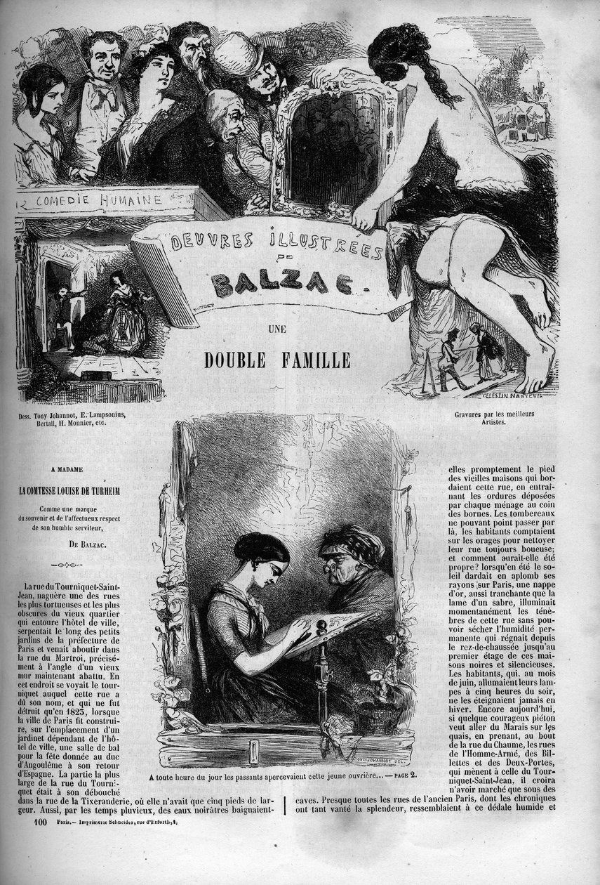 Forside til romanen "" En dobbeltfamilie "" af Unknown artist