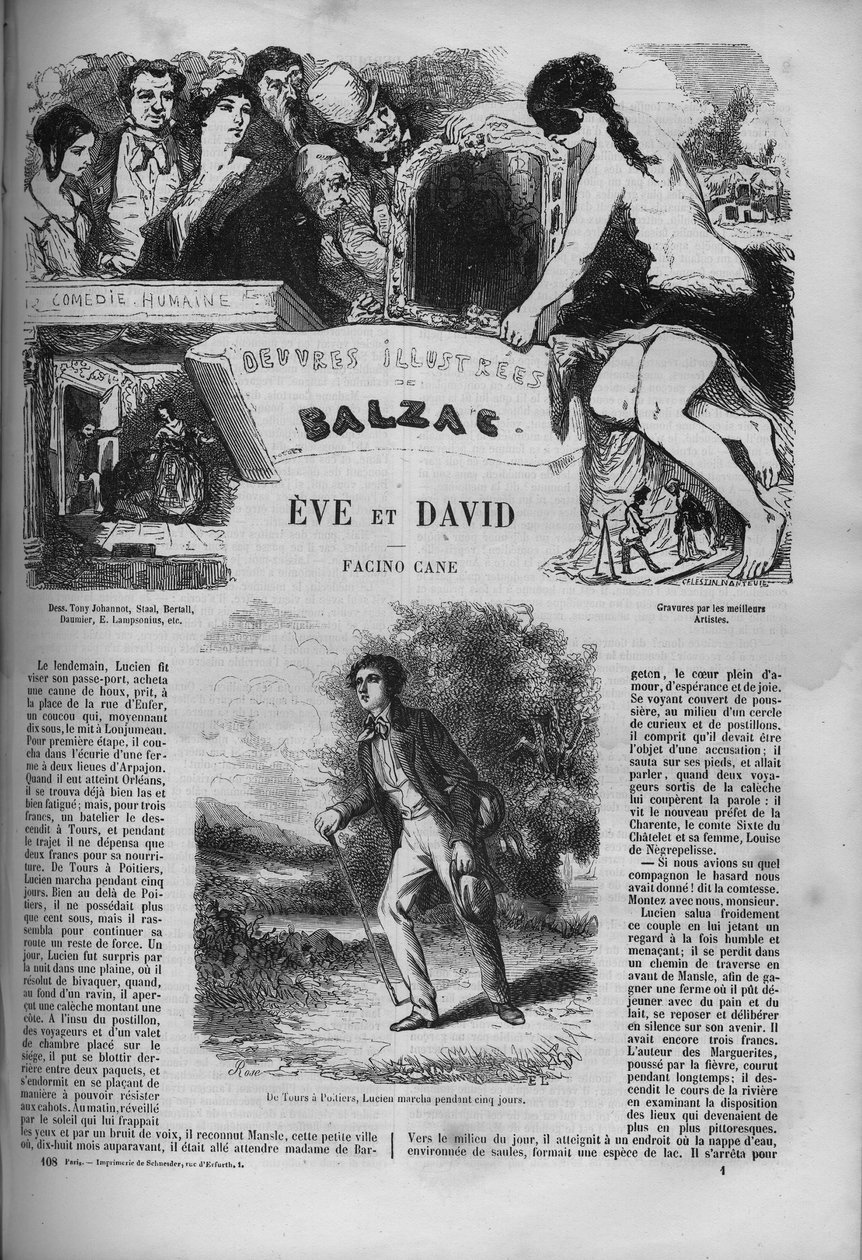 Cover til romanen "" Eve and David"" af Unknown artist