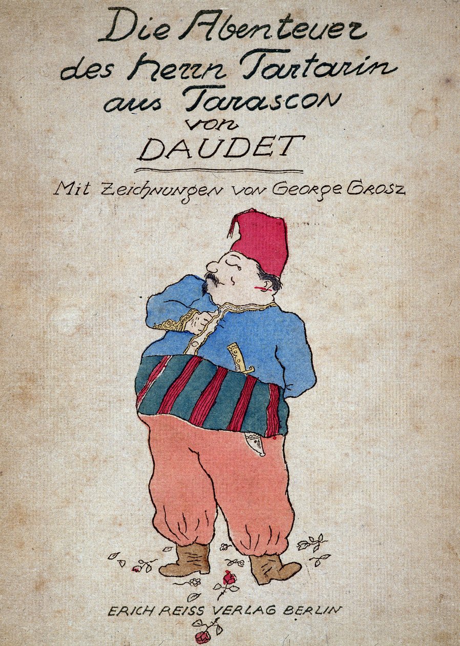Forsiden af "Tartarin de Tarascon" af Alphonse Daudet af Unknown Artist