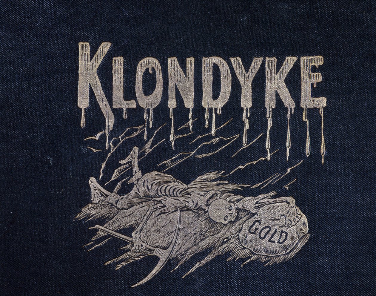 Omslag til bogen "" klondike truth and facts of New Eldorado"" af A.E Iron Monger SoLa af Unknown artist