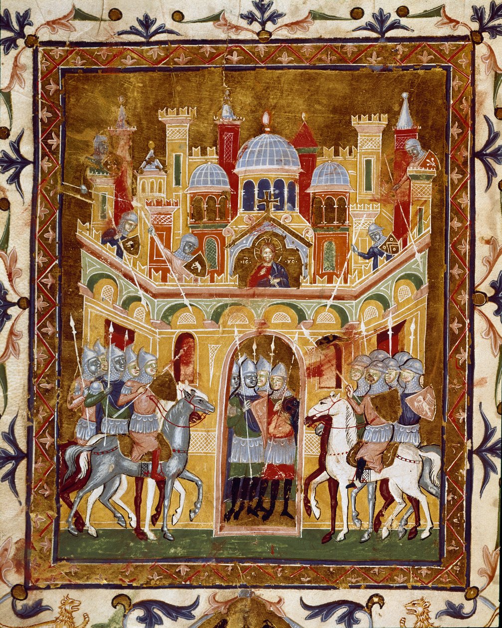 Korstog: forsvaret af Jerusalem (miniature af Unknown artist