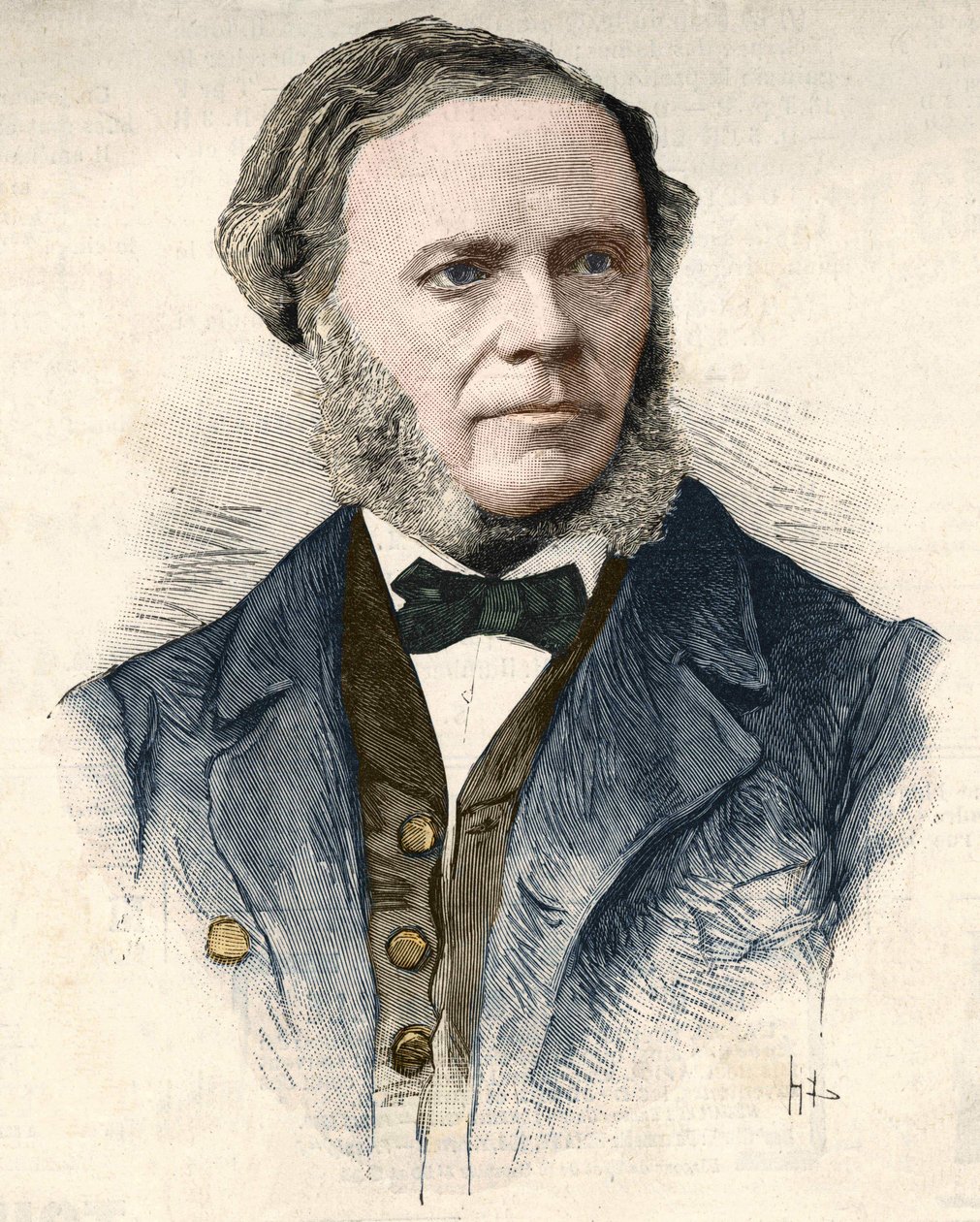 César Franck (1822 - 1890), fransk komponist og organist af belgisk oprindelse. af Unknown artist