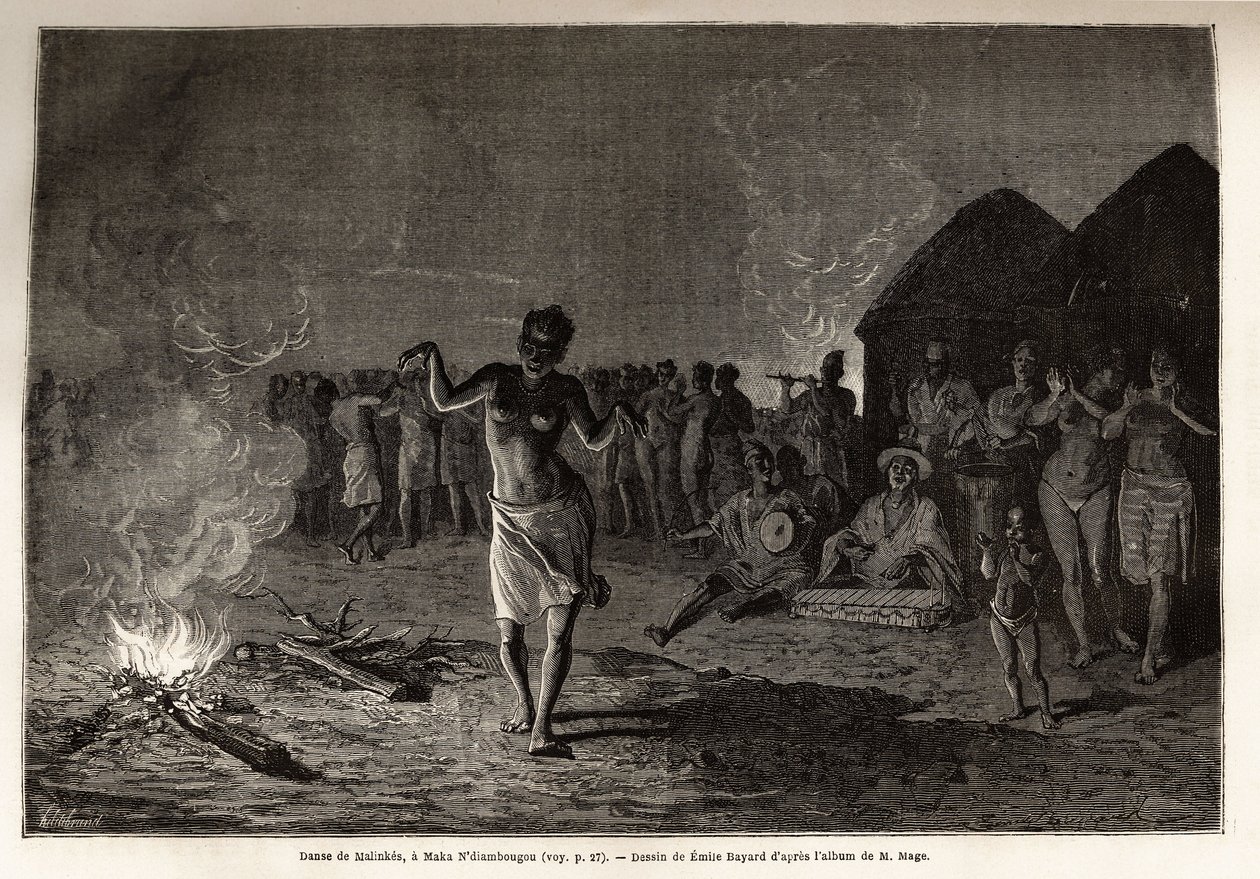 Malinkes dans, befolkning og sprog i Vestafrika (Guinee, Senegal, Mali og Côte d