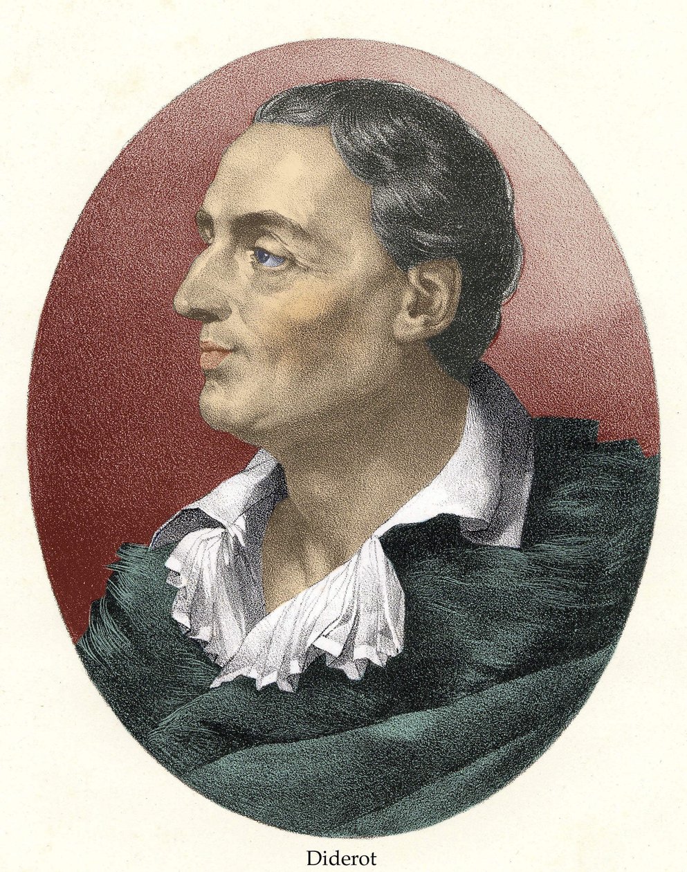 Tennis Diderot (1713-1784). af Unknown artist