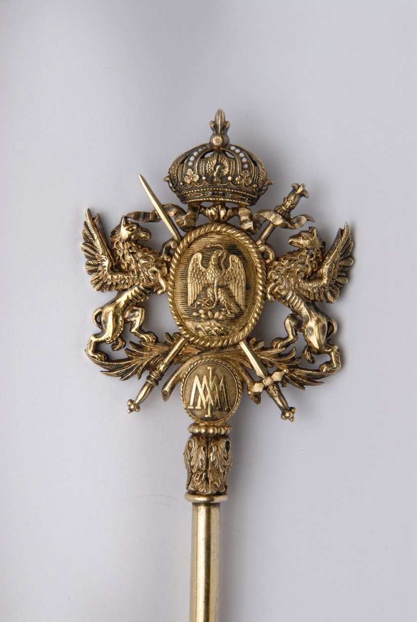 Detalje af nøglen til Chambellan, Mexico. Periode for kong Maximilian I (1832-1867). af Unknown artist