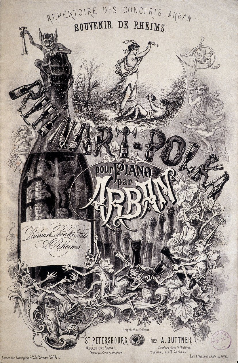 Vejviser over Arban-koncerter - Reims Souvenir af Unknown artist
