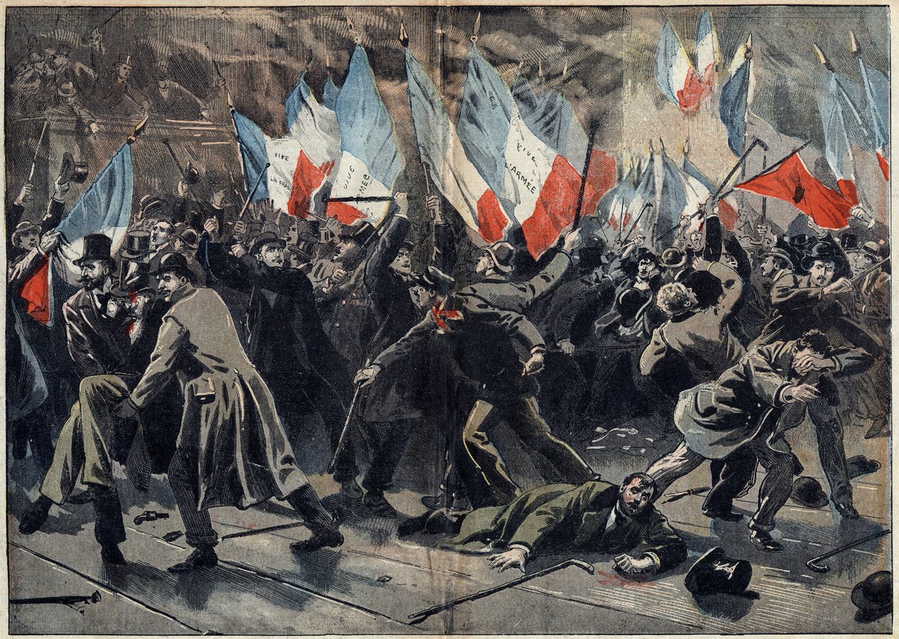 Dreyfus-sag - Paris - 17. januar af Unknown artist