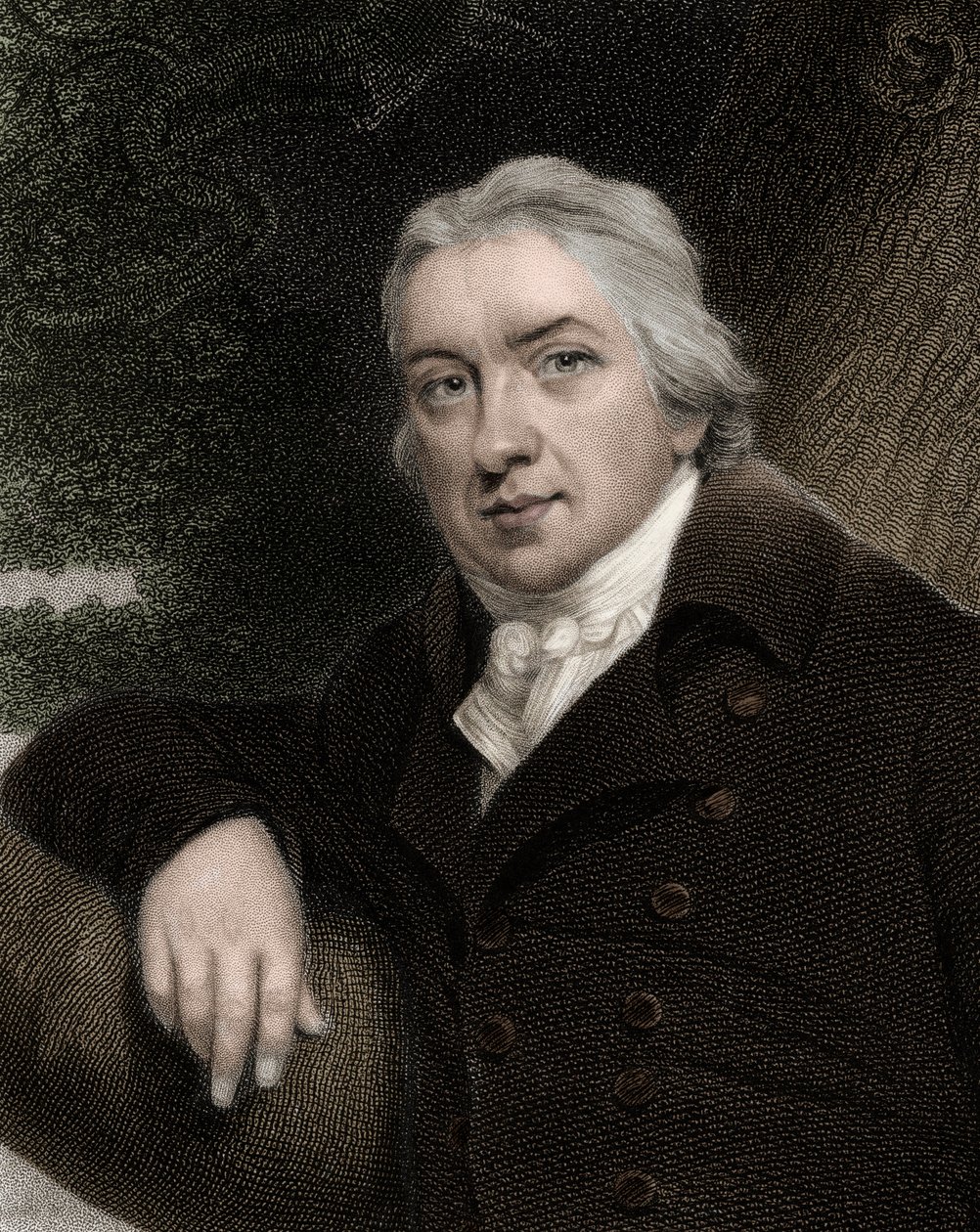 Edward Jenner 1749-1823 - gravering - 1800-tallet af Unknown artist