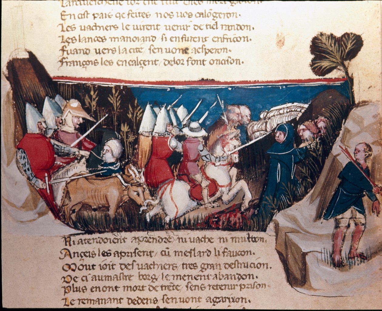 Indrejse til Spanien (miniature af Unknown artist
