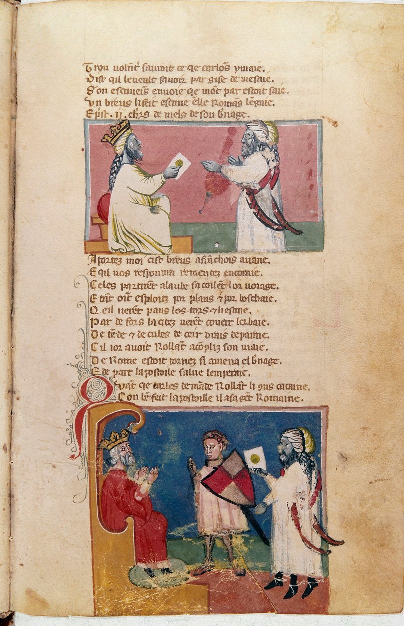 Indrejse til Spanien (miniature af Unknown artist