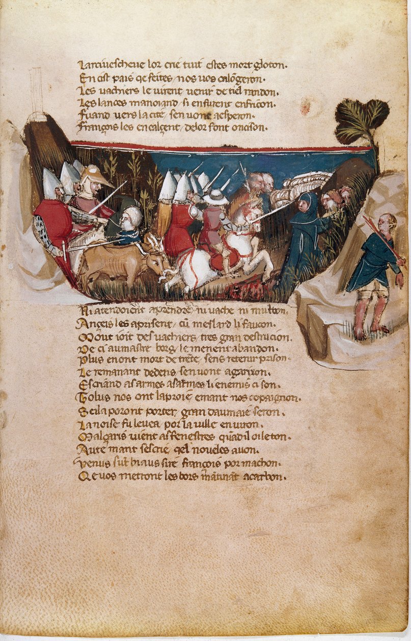 Indrejse til Spanien (miniature af Unknown artist