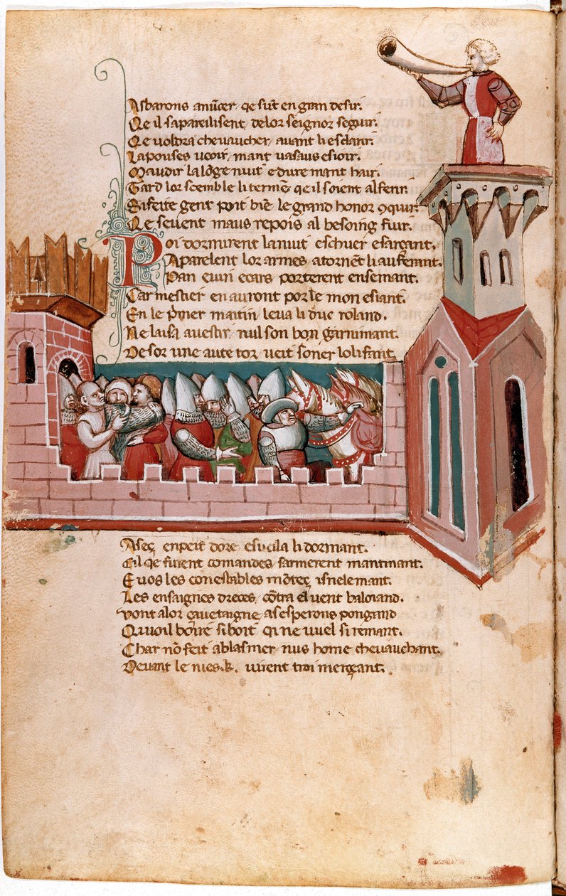Indrejse til Spanien (miniature af Unknown artist