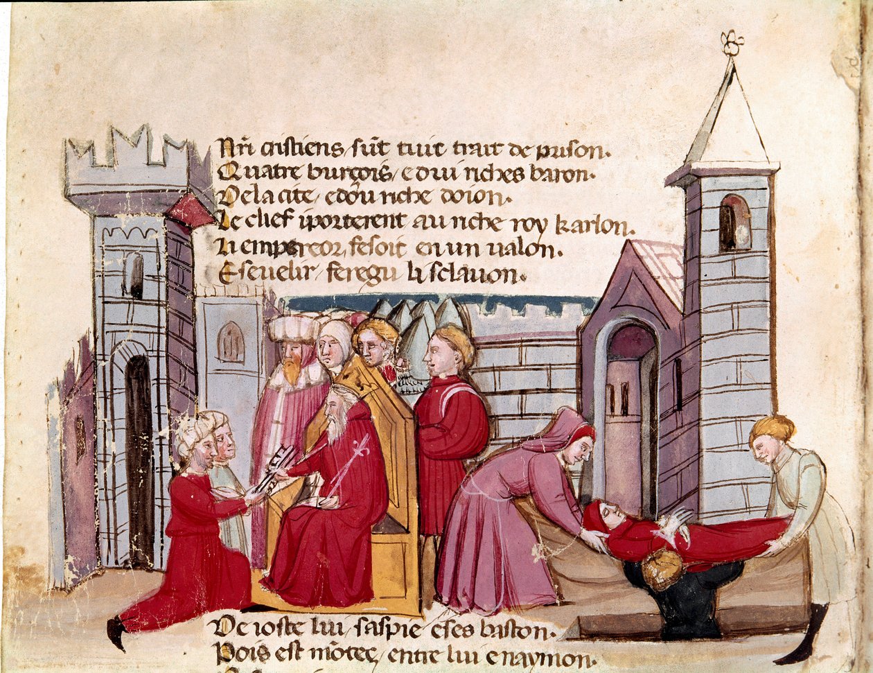 Indrejse til Spanien (miniature af Unknown artist
