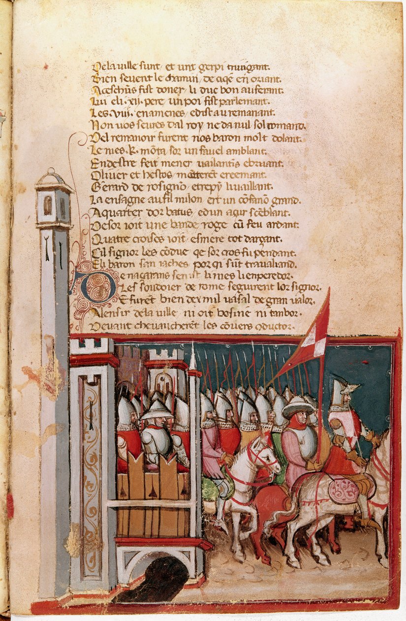 Indrejse til Spanien (miniature af Unknown artist