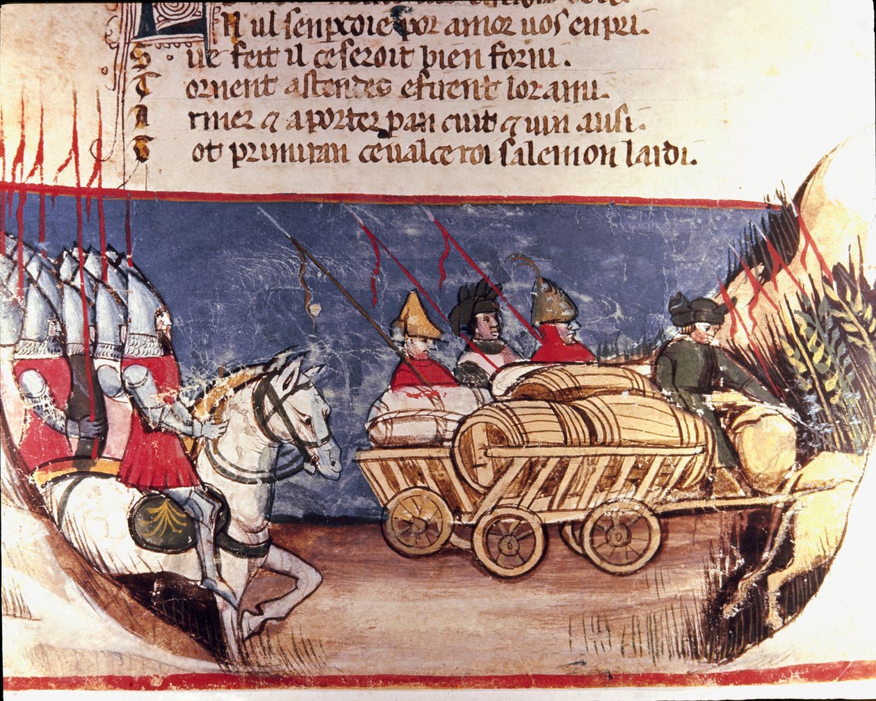Indrejse til Spanien (miniature af Unknown artist