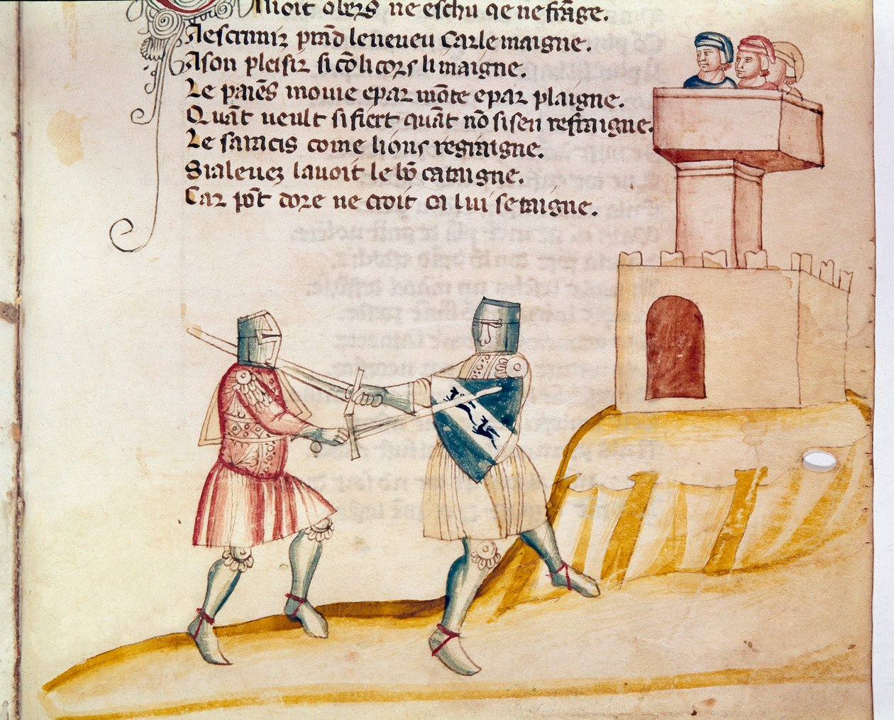 Indrejse til Spanien (miniature af Unknown artist