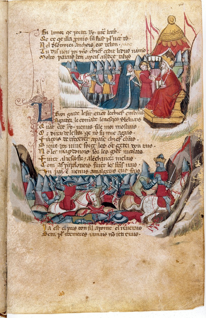 Indrejse til Spanien (miniature af Unknown artist